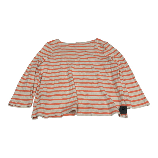 Top Long Sleeve By Loft In Orange, Size: Xl