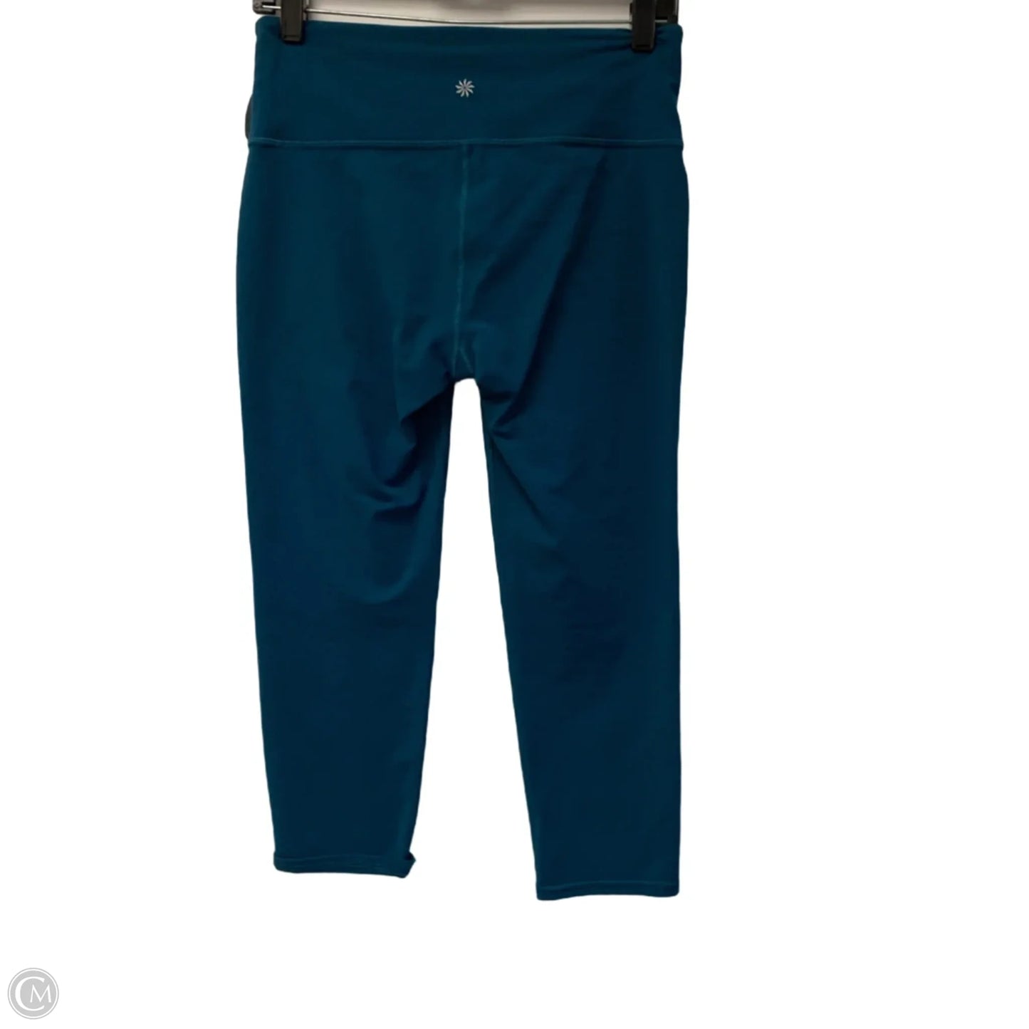 Athletic Leggings Capris By Athleta In Teal, Size: M