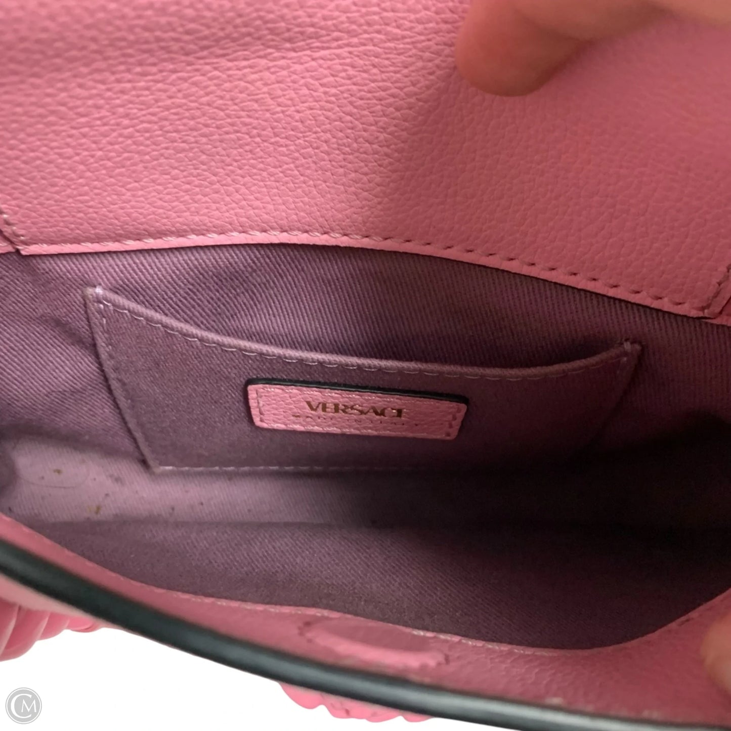 Handbag Luxury Designer By Versace, Size: Small