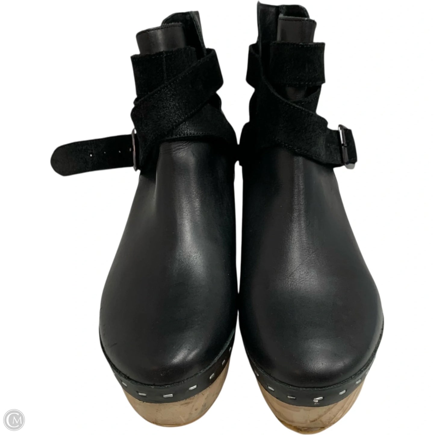 Boots Ankle Heels By Free People In Black, Size: 9