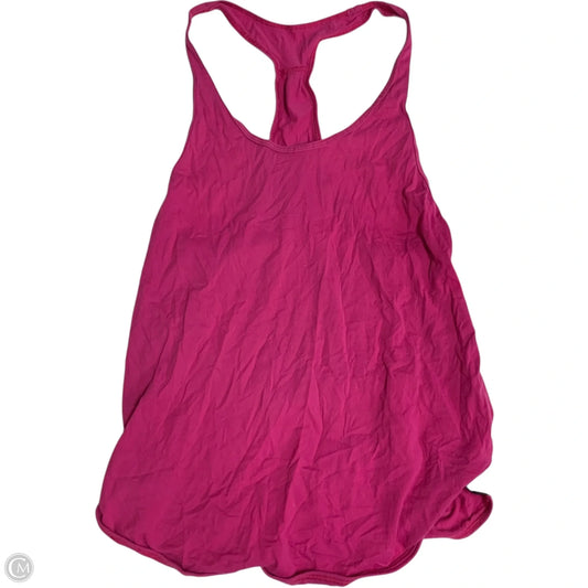 Athletic Tank Top By Lululemon In Pink, Size: S