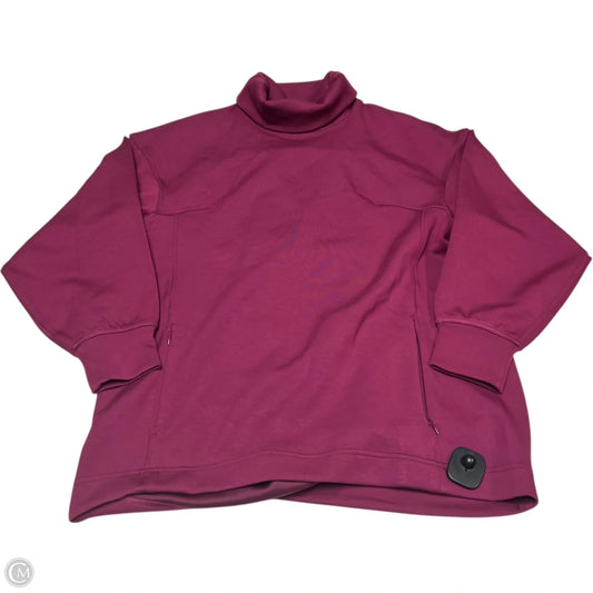 Athletic Sweatshirt Collar By Lululemon In Red, Size: S