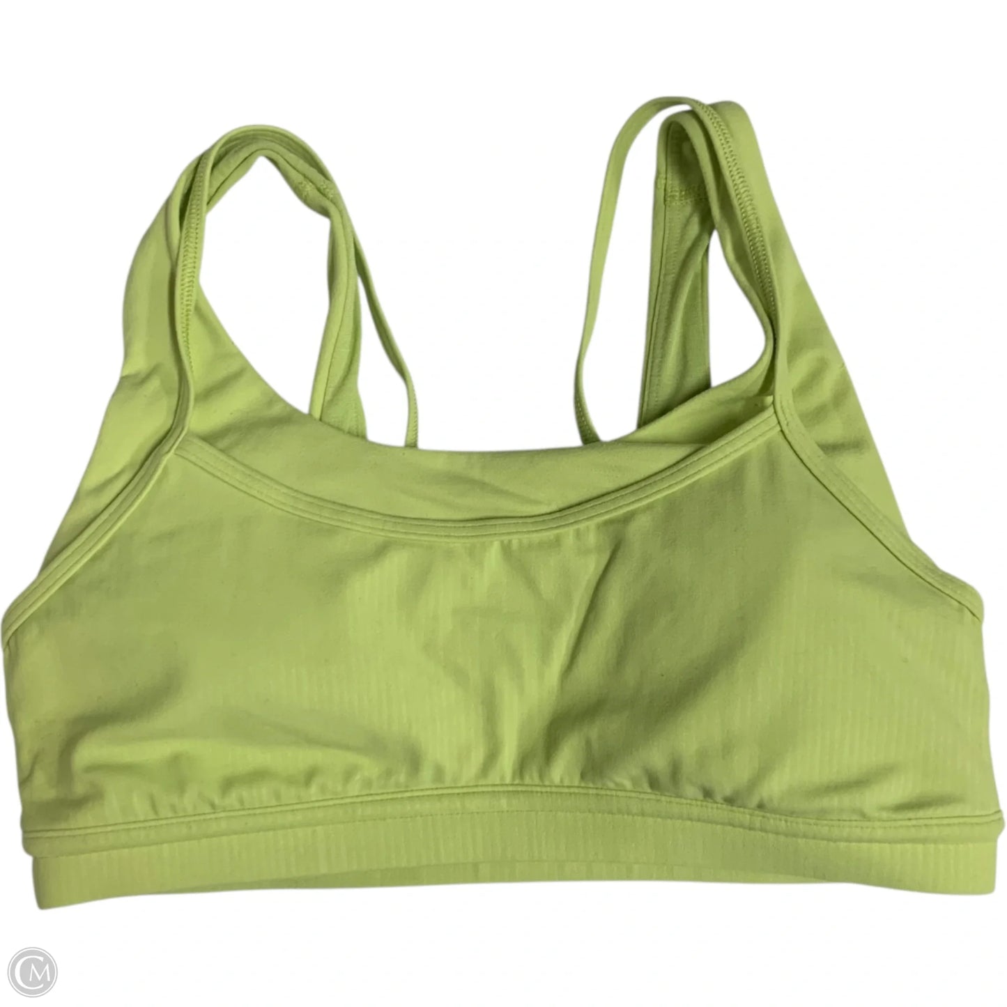 Athletic Bra By Lululemon In Yellow, Size: M