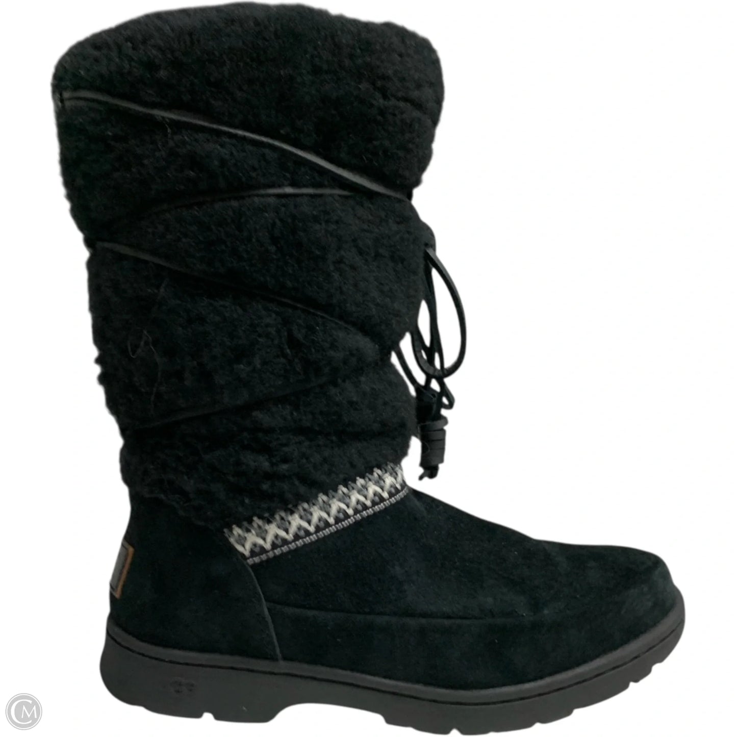 Boots Designer By Ugg In Black, Size: 5