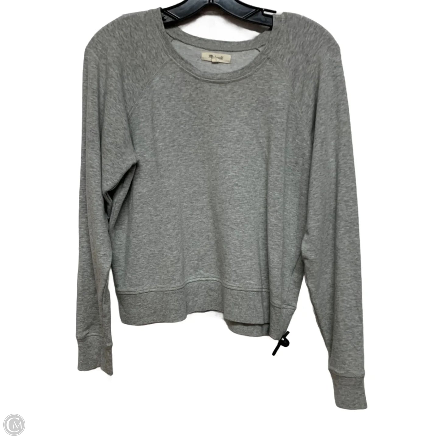 Sweatshirt Crewneck By Madewell In Grey, Size: M