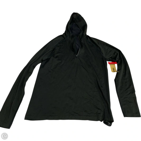 Athletic Top Long Sleeve Hoodie By Lululemon In Black, Size: M