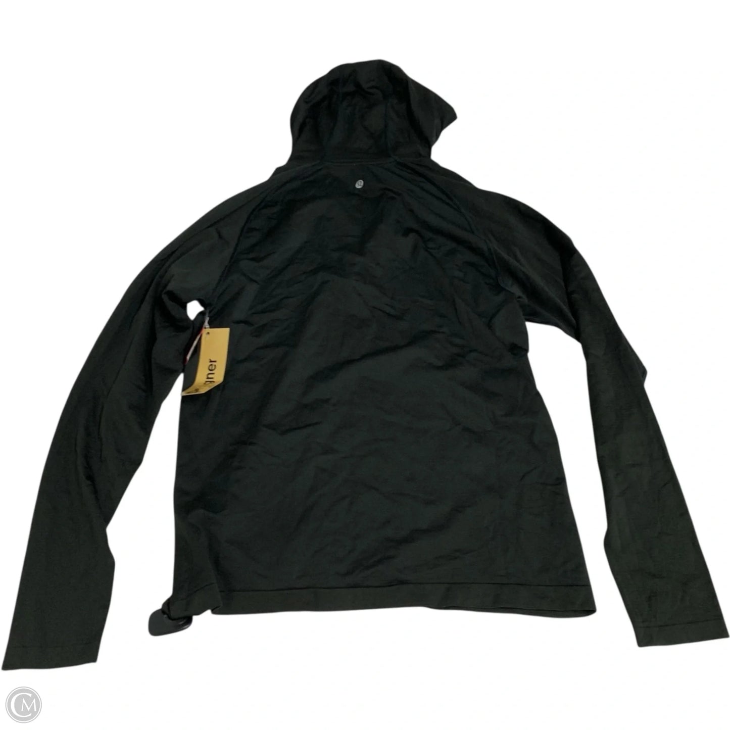 Athletic Top Long Sleeve Hoodie By Lululemon In Black, Size: M