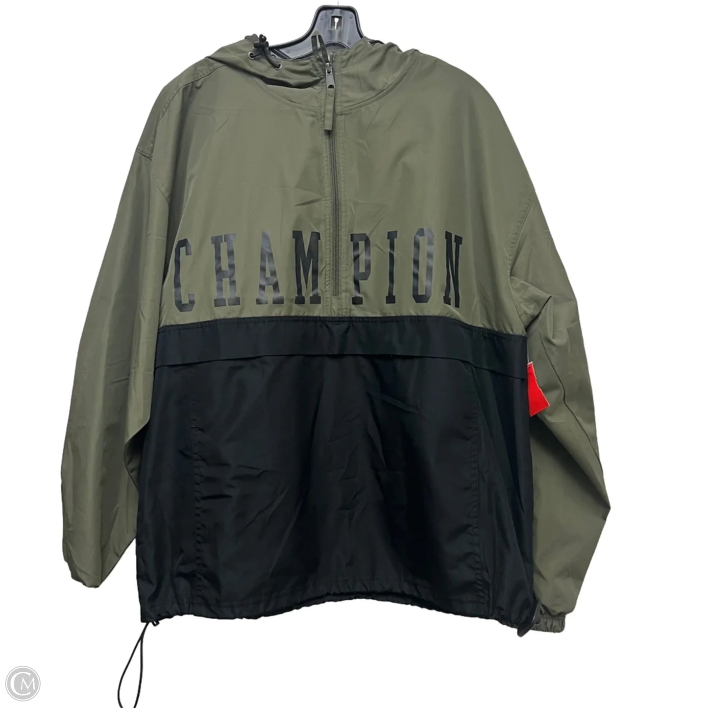Athletic Jacket By Champion In Green, Size: L