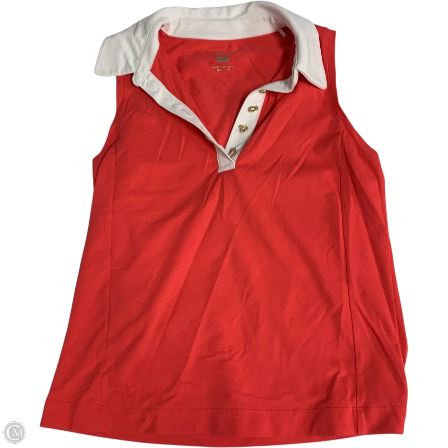 Top Sleeveless Designer By Lilly Pulitzer In Orange, Size: Xxs