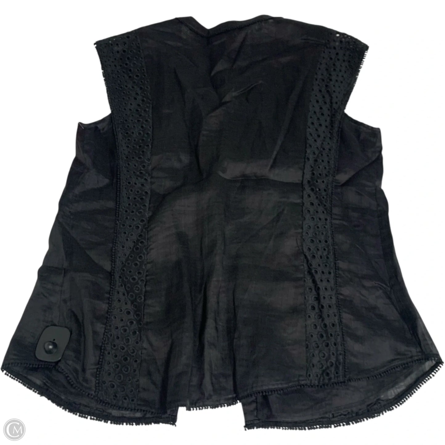 Top Short Sleeve By Daniel Rainn In Black, Size: L