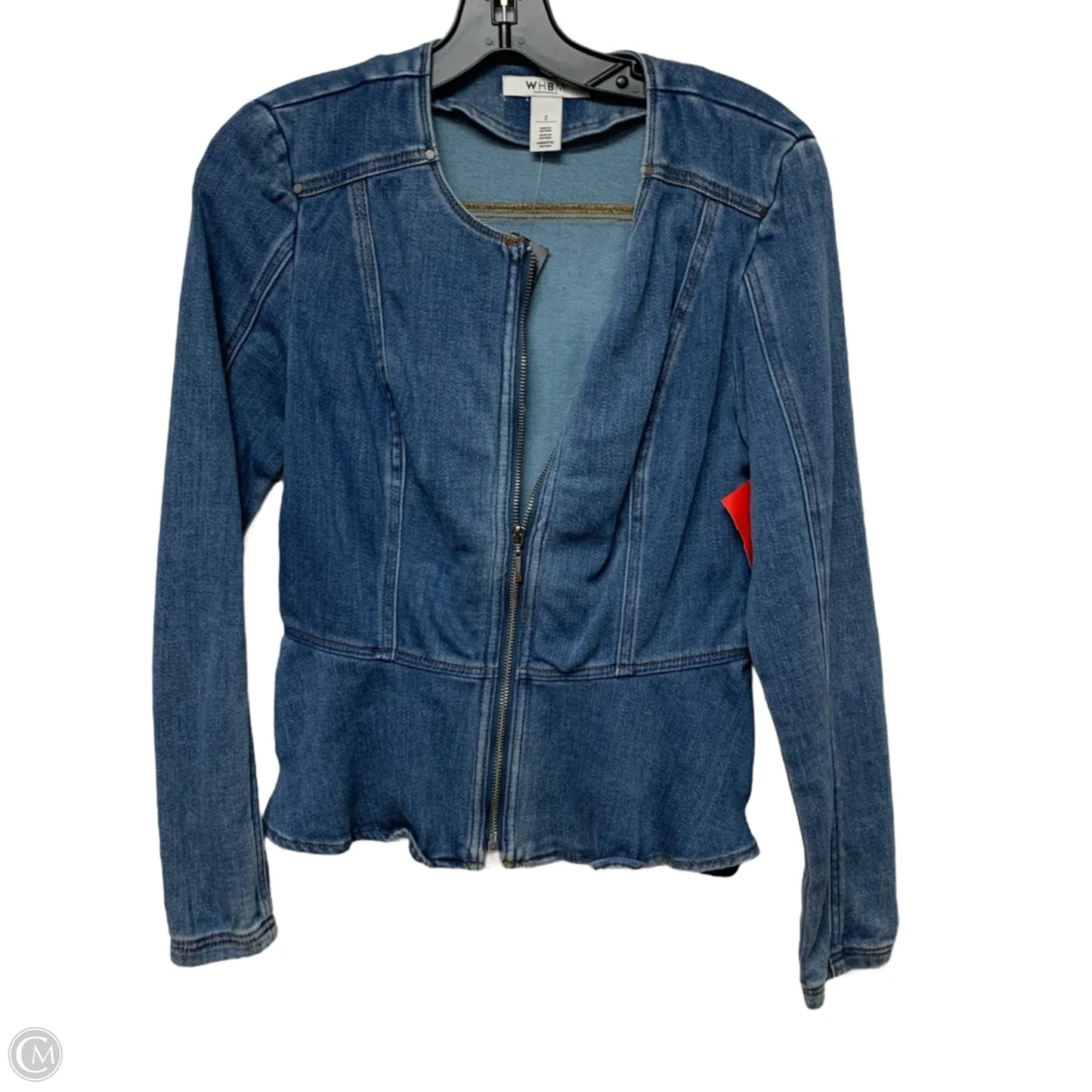 Jacket Denim By White House Black Market In Blue Denim, Size: Xs