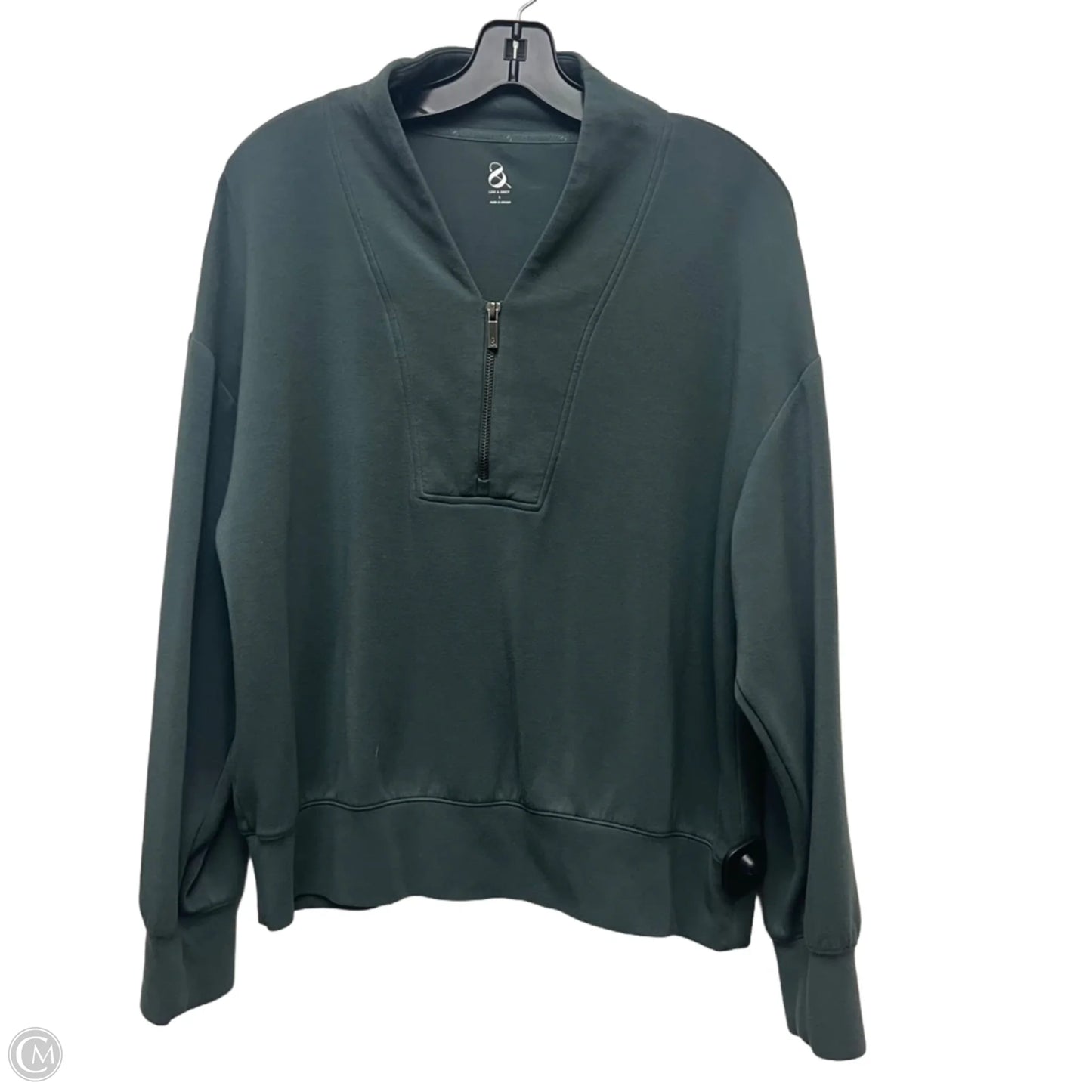 Sweatshirt Collar By Lou And Grey In Green, Size: L