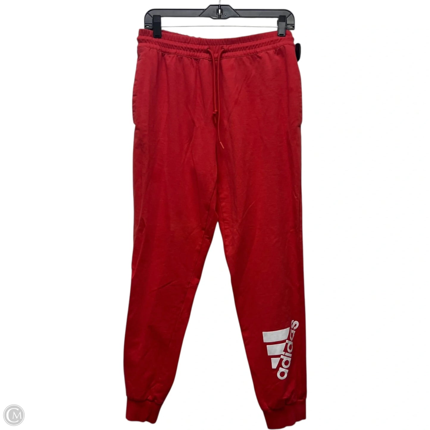Athletic Pants By Adidas In Red, Size: M