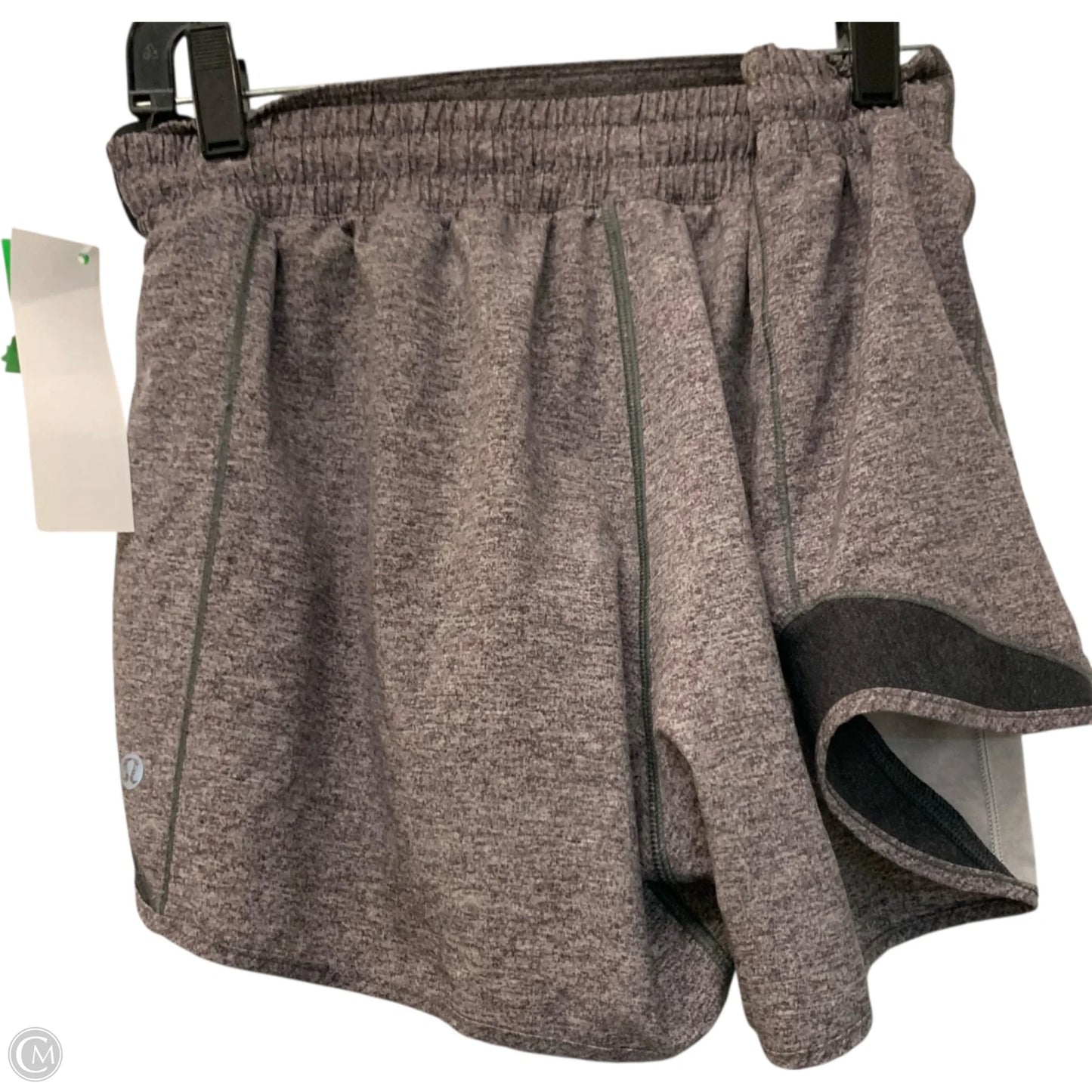 Athletic Shorts By Lululemon In Grey, Size: L