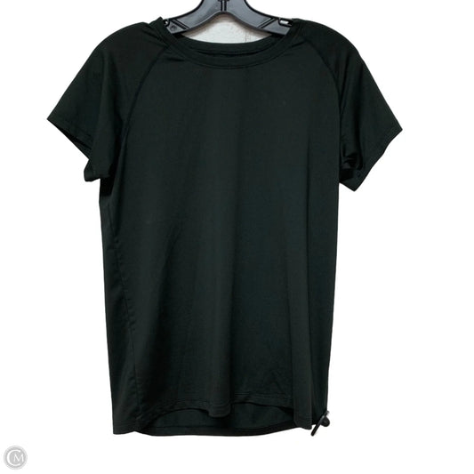 Athletic Top Short Sleeve By Lululemon In Black, Size: M