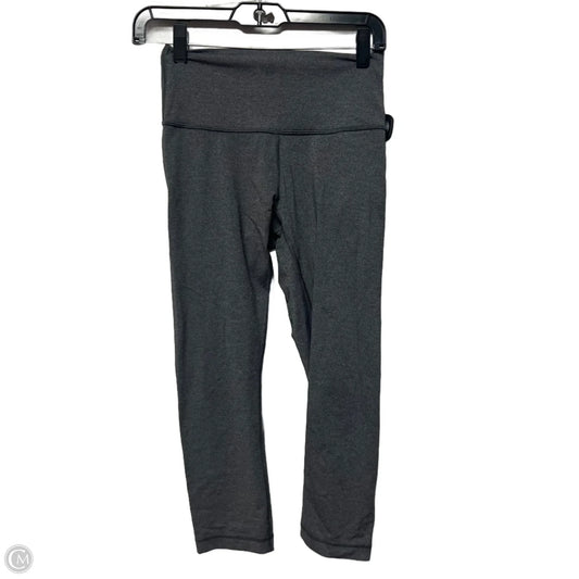 Athletic Leggings Capris By Lululemon In Grey, Size: S