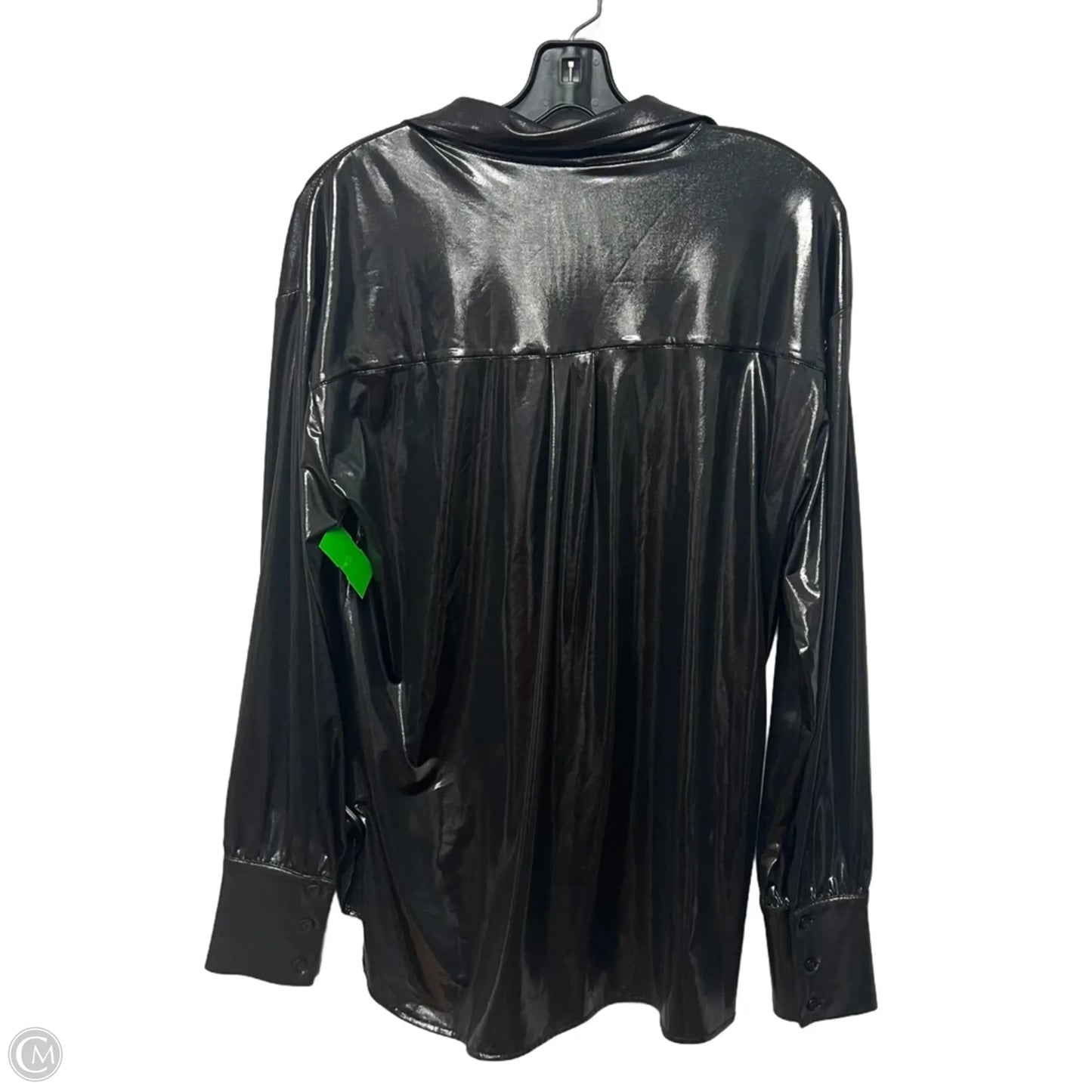 Top Long Sleeve By Anthropologie In Silver, Size: S