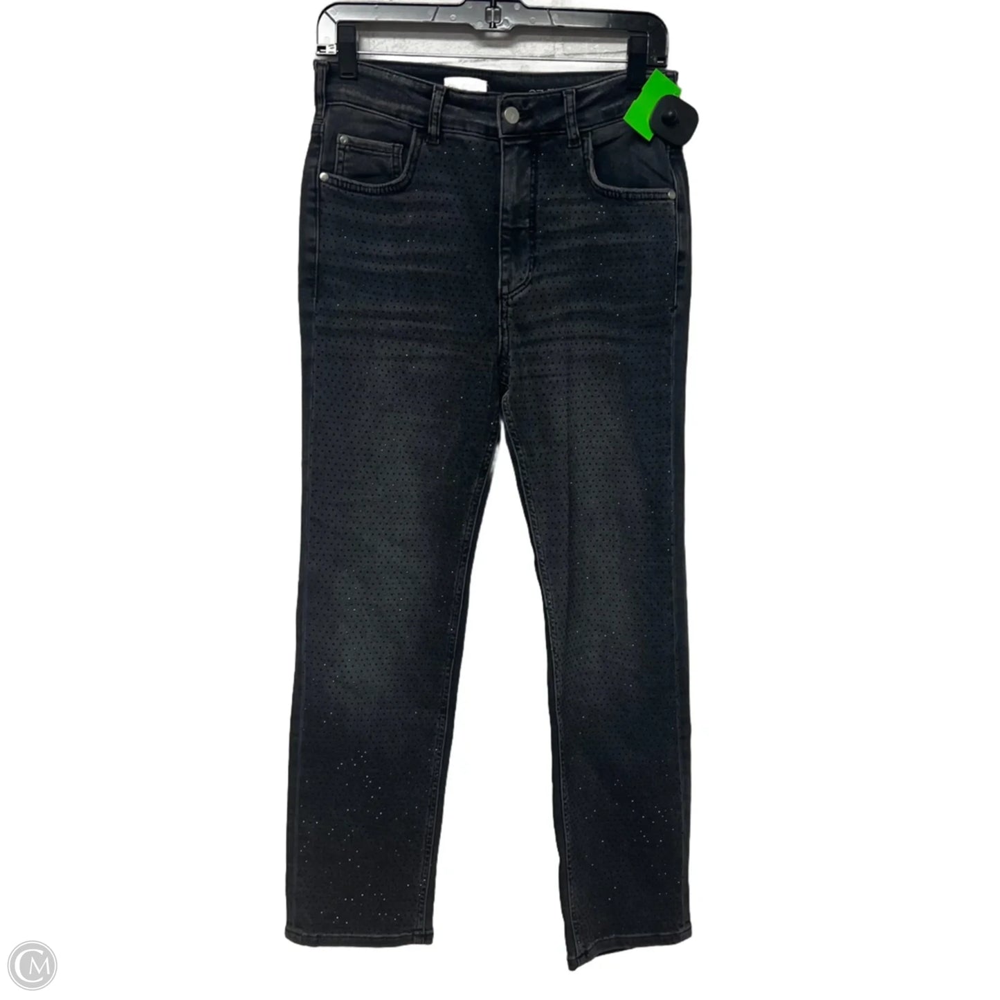 Jeans Straight By Pilcro In Black Denim, Size: 4
