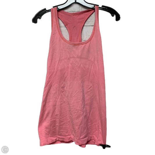 Athletic Tank Top By Lululemon In Pink, Size: L