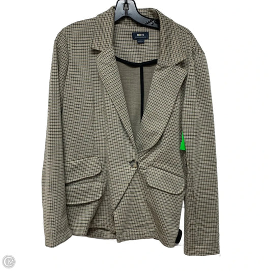 Blazer By Maeve In Plaid Pattern, Size: L