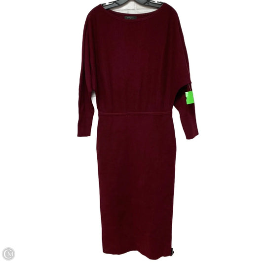 Dress Sweater By Banana Republic In Red, Size: M