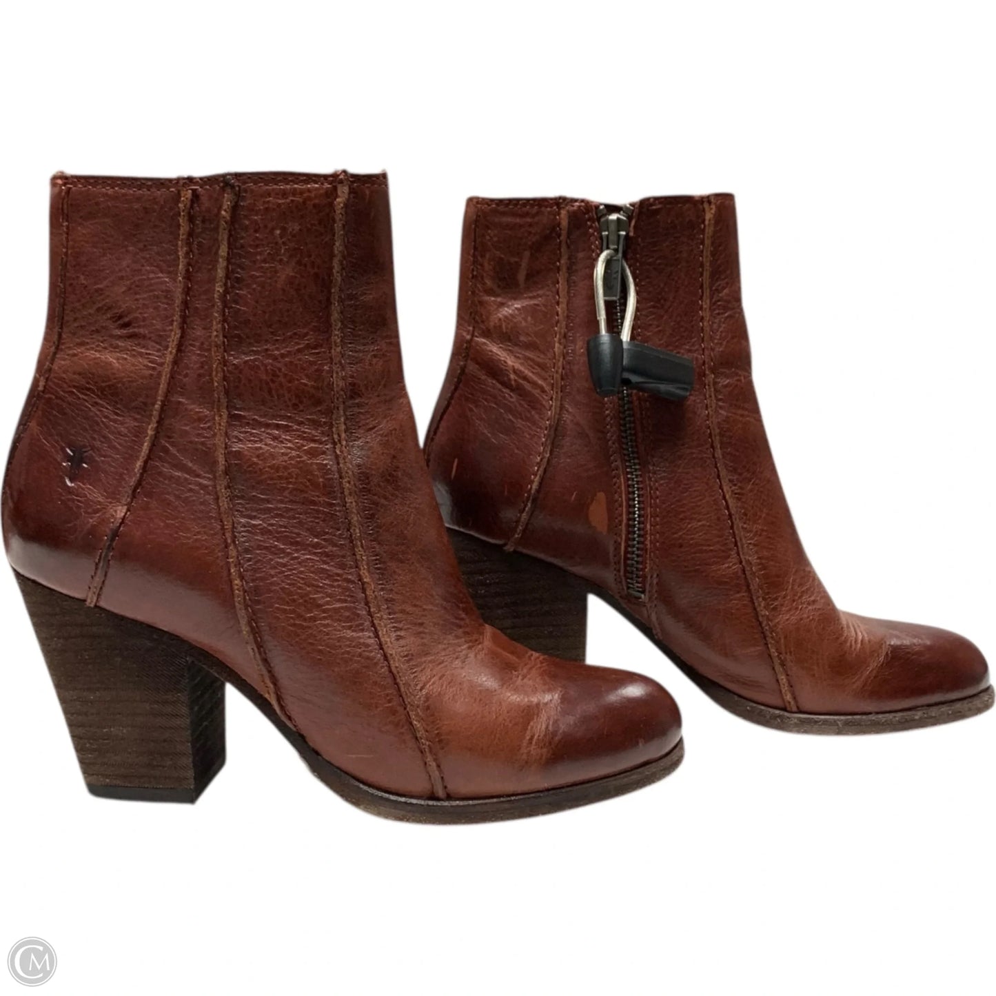 Boots Designer By Frye In Brown, Size: 5.5