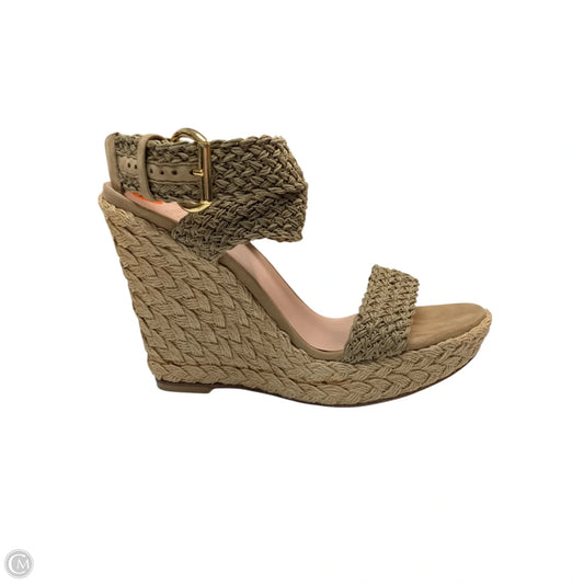 Sandals Designer By Stuart Weitzman In Brown, Size: 8.5