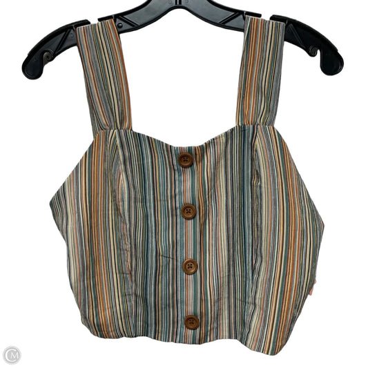 Blouse Sleeveless By Paper Crane In Multi-colored, Size: S