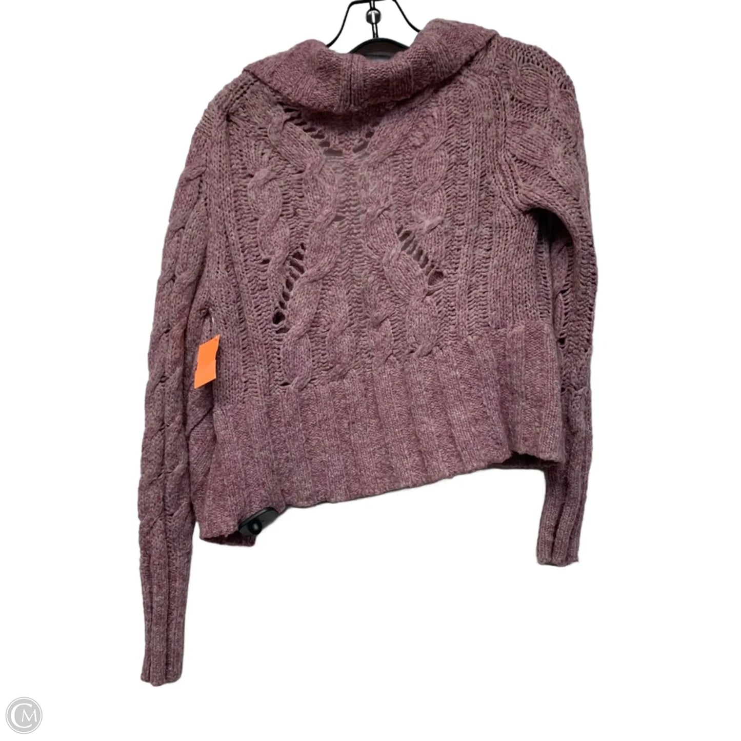 Sweater Cardigan By Free People In Purple, Size: L