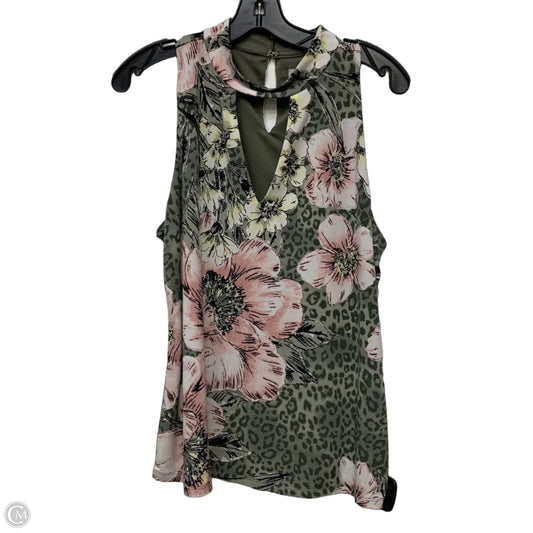 Top Sleeveless By White House Black Market In Green, Size: L