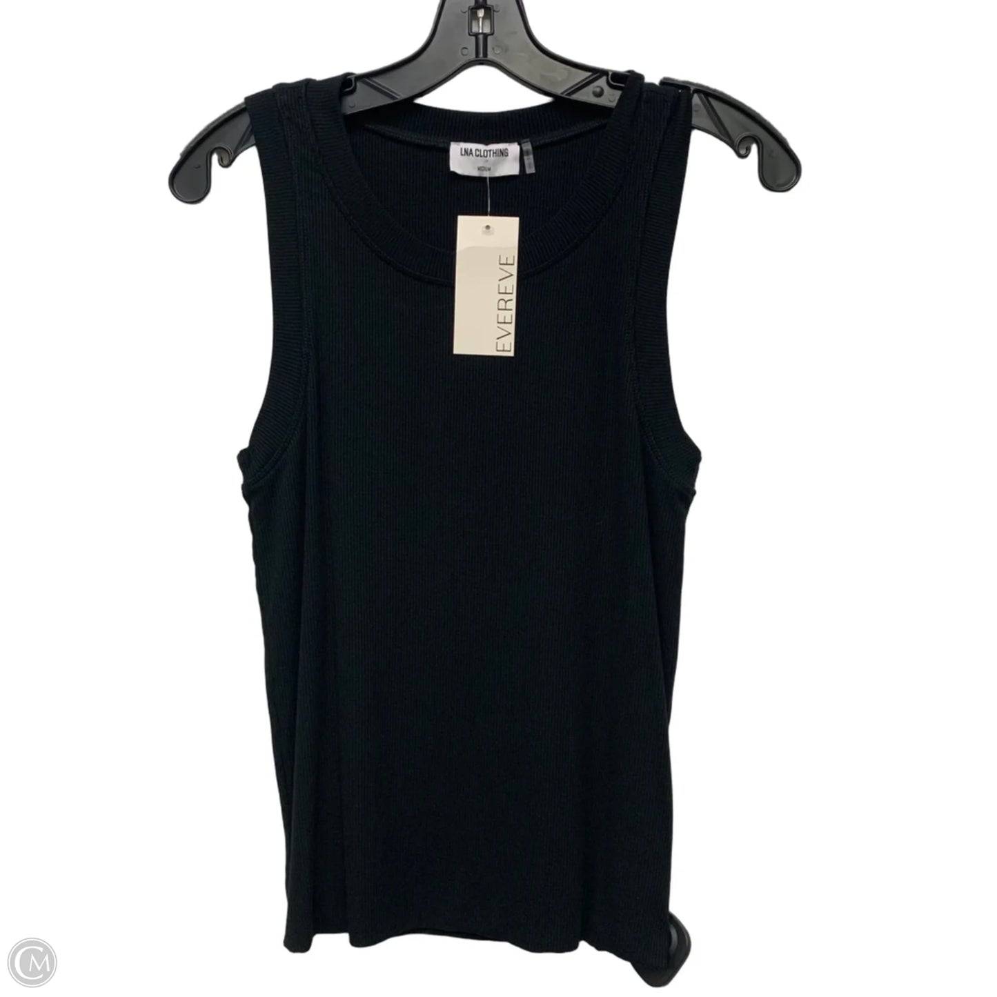 Top Sleeveless Basic By Lna In Black, Size: M