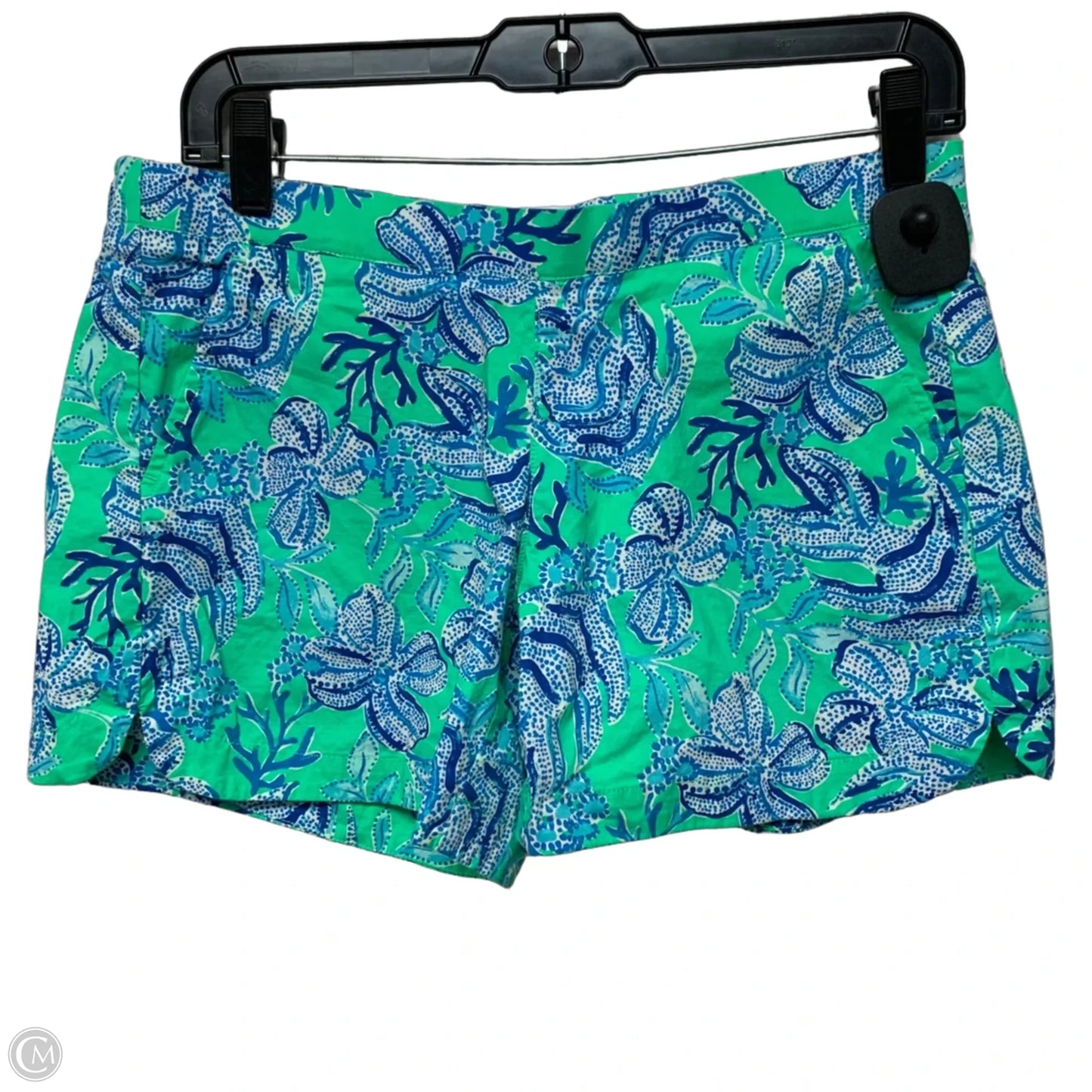 Shorts Designer By Lilly Pulitzer In Blue & Green, Size: S