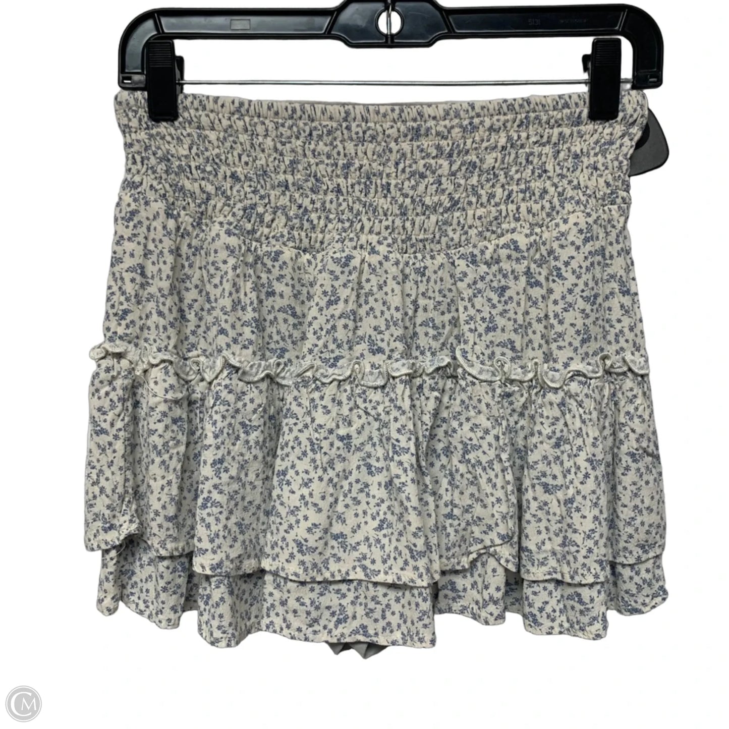 Skort By Sienna Sky In Blue & White, Size: L