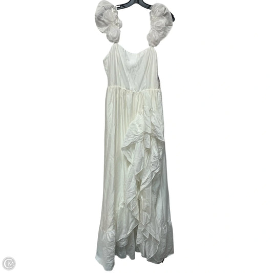 Dress Party Long By Storia In White, Size: L