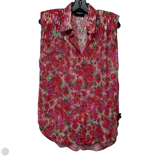 Blouse Sleeveless By The Kooples In Pink, Size: M