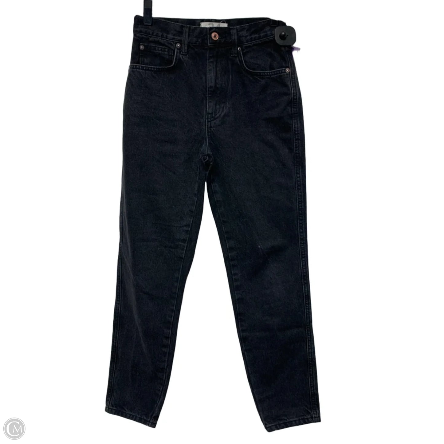 Jeans Straight By We The Free In Black Denim, Size: 0