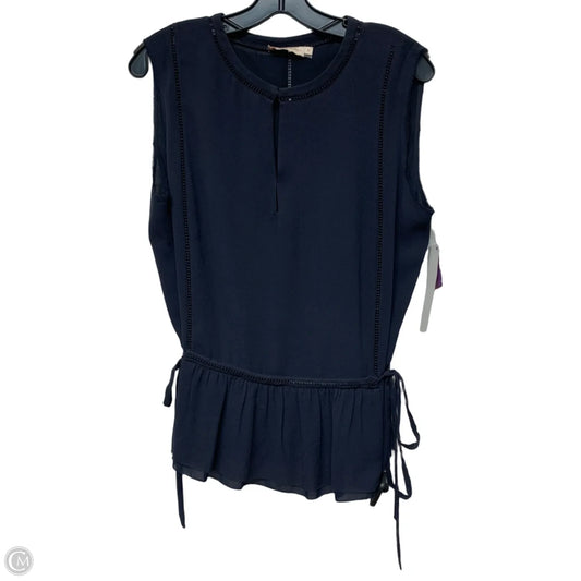 Blouse Designer By Tory Burch In Navy, Size: L