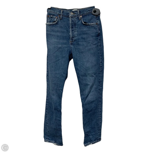Jeans Designer By Agolde In Blue Denim, Size: 0