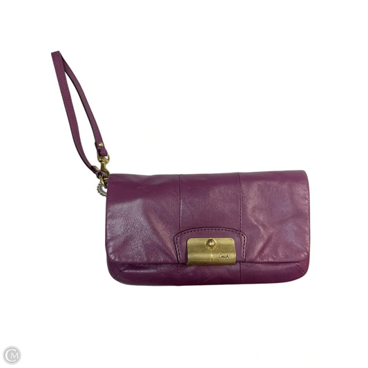 Wristlet Designer By Coach, Size: Large