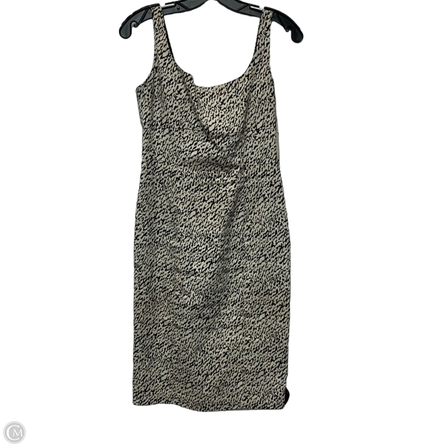 Dress Designer By Diane Von Furstenberg In Black & Cream, Size: M