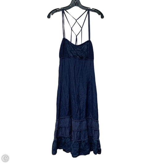 Dress Casual Midi By Free People In Blue, Size: M