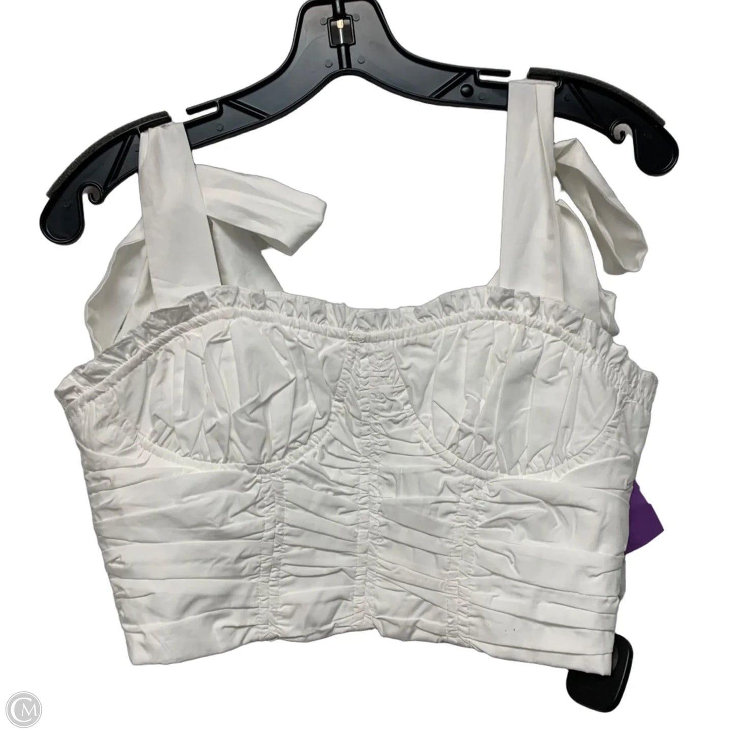 Top Sleeveless By Vestique In White, Size: S
