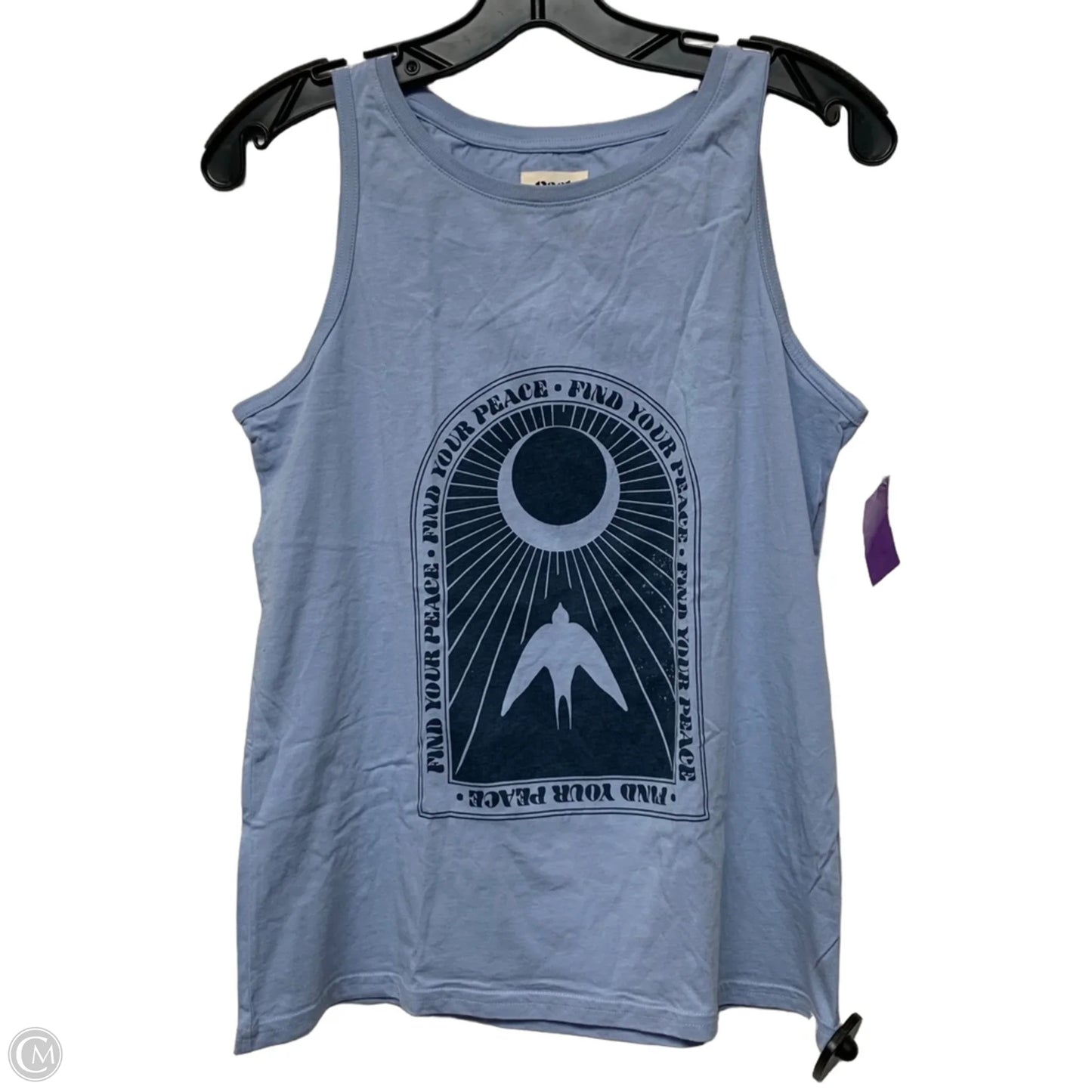 Top Sleeveless By Pact In Blue, Size: M