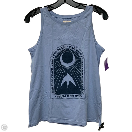 Top Sleeveless By Pact In Blue, Size: M