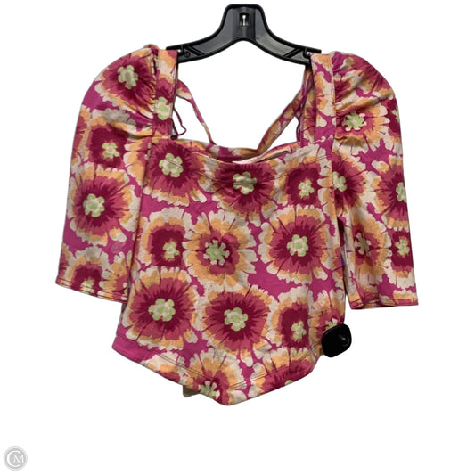 Top Short Sleeve By Free People In Purple, Size: S