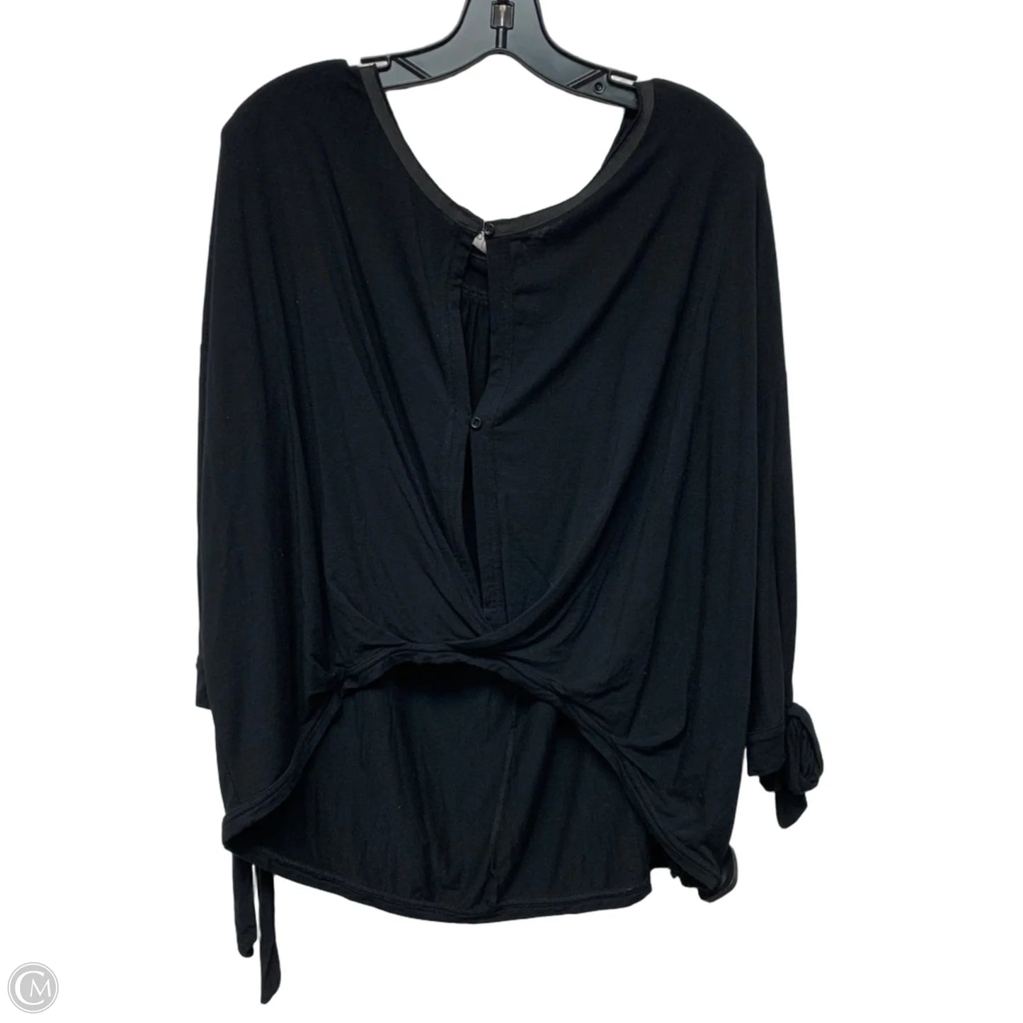 Top Long Sleeve By Free People In Black, Size: M