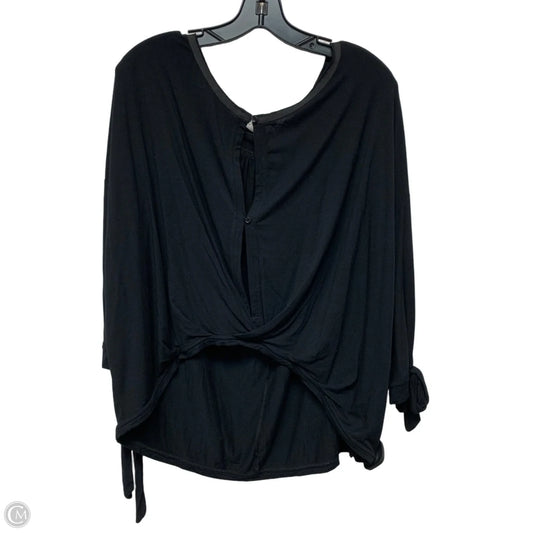 Top Long Sleeve By Free People In Black, Size: M