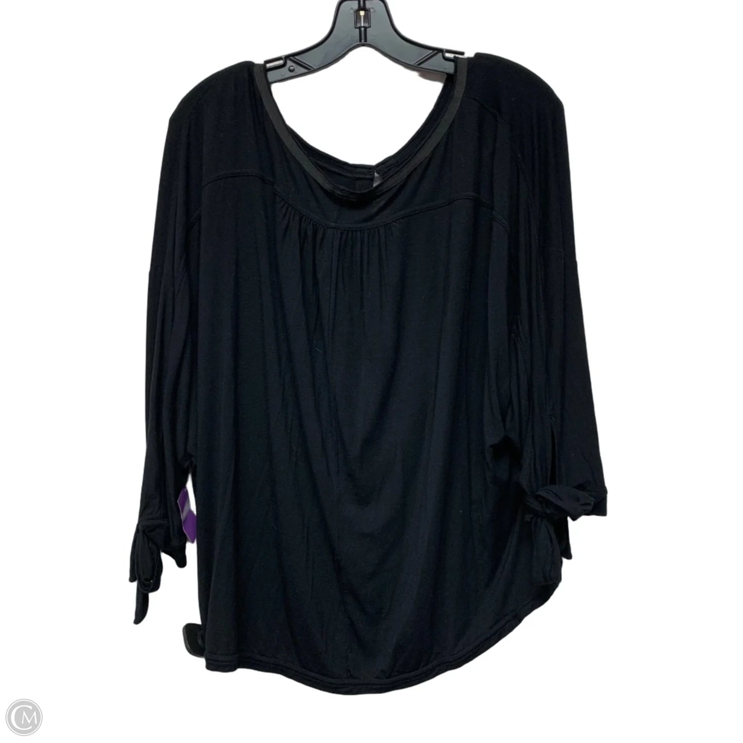 Top Long Sleeve By Free People In Black, Size: M