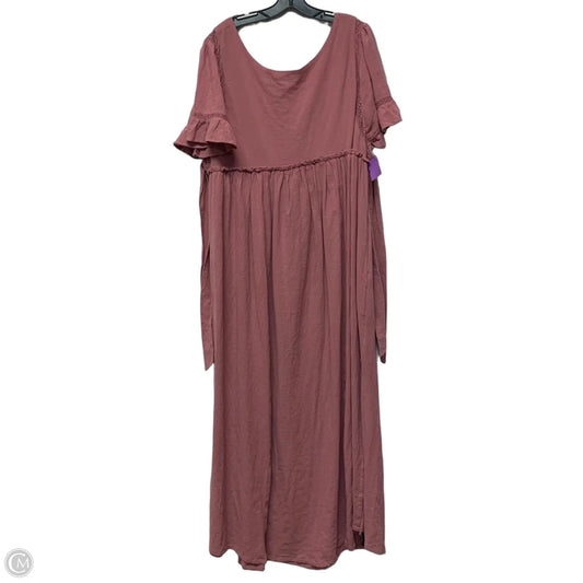 Dress Casual Maxi By Free People In Pink, Size: L