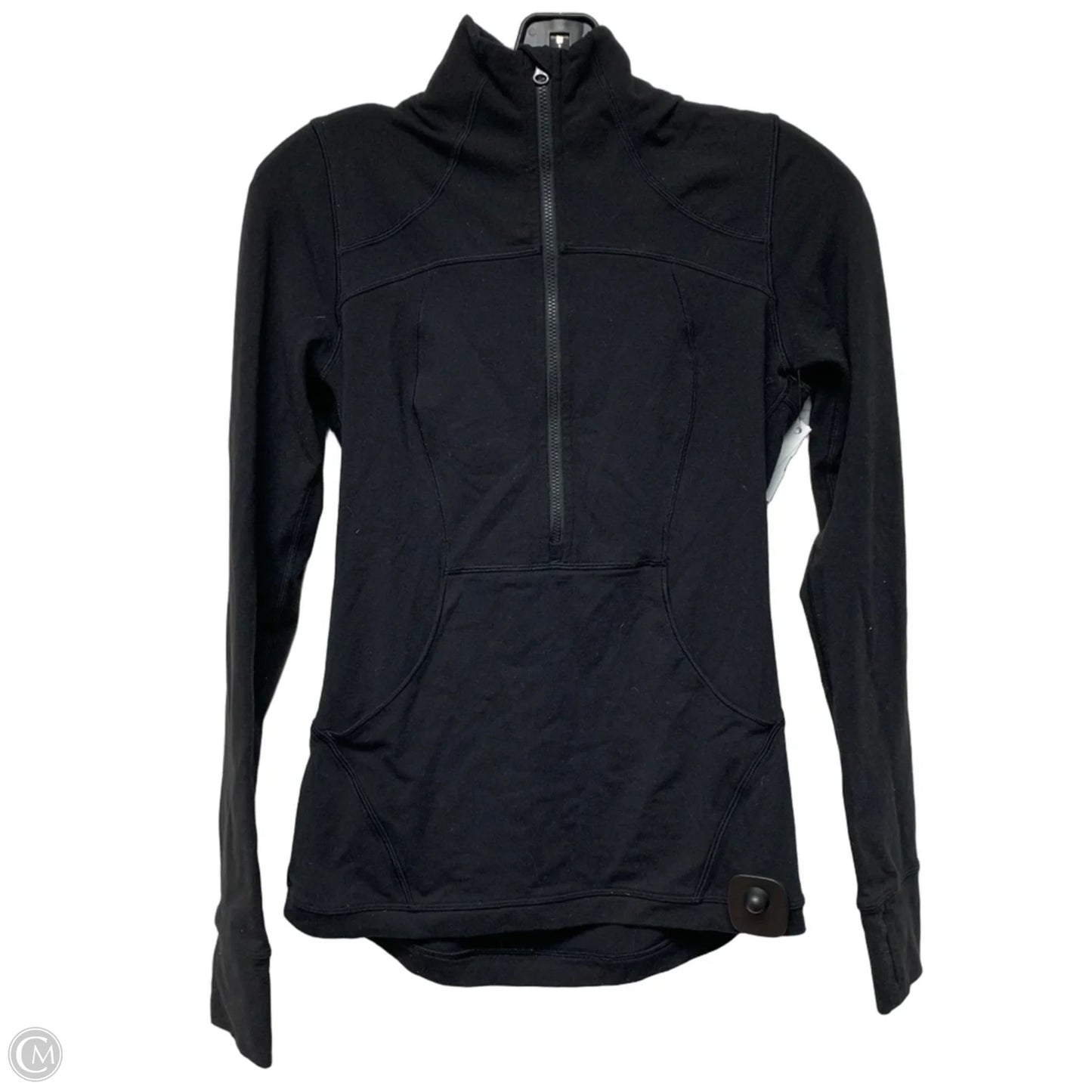 Athletic Jacket By Lululemon In Black, Size: S